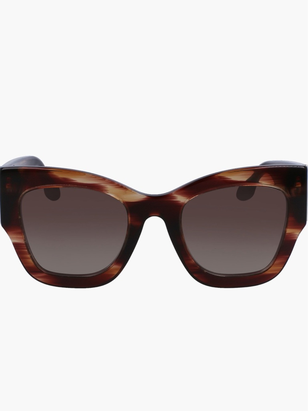 Victoria Beckham 51mm Women’s Butterfly Sunglasses in Dark Brown Horn New in Box